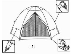 Set-up Instructions, Camping Equipments