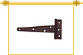 Ironmongery Tee Hinges