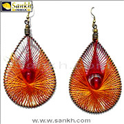 Fashion Embroidered Earring