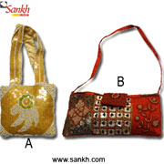 Fashion Bag Satin & Embroidery